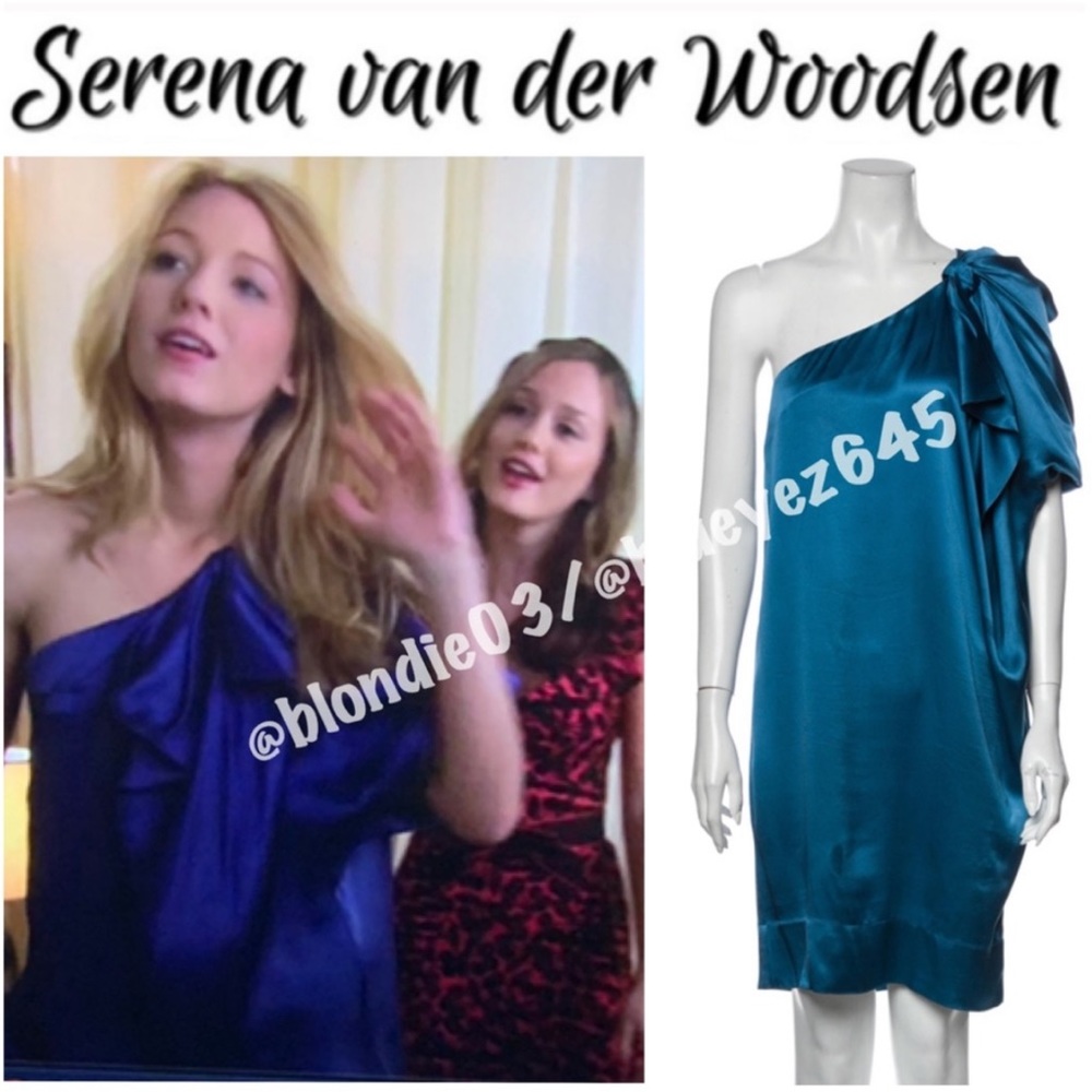 Stella McCartney blue asymmetrical dress 38/2